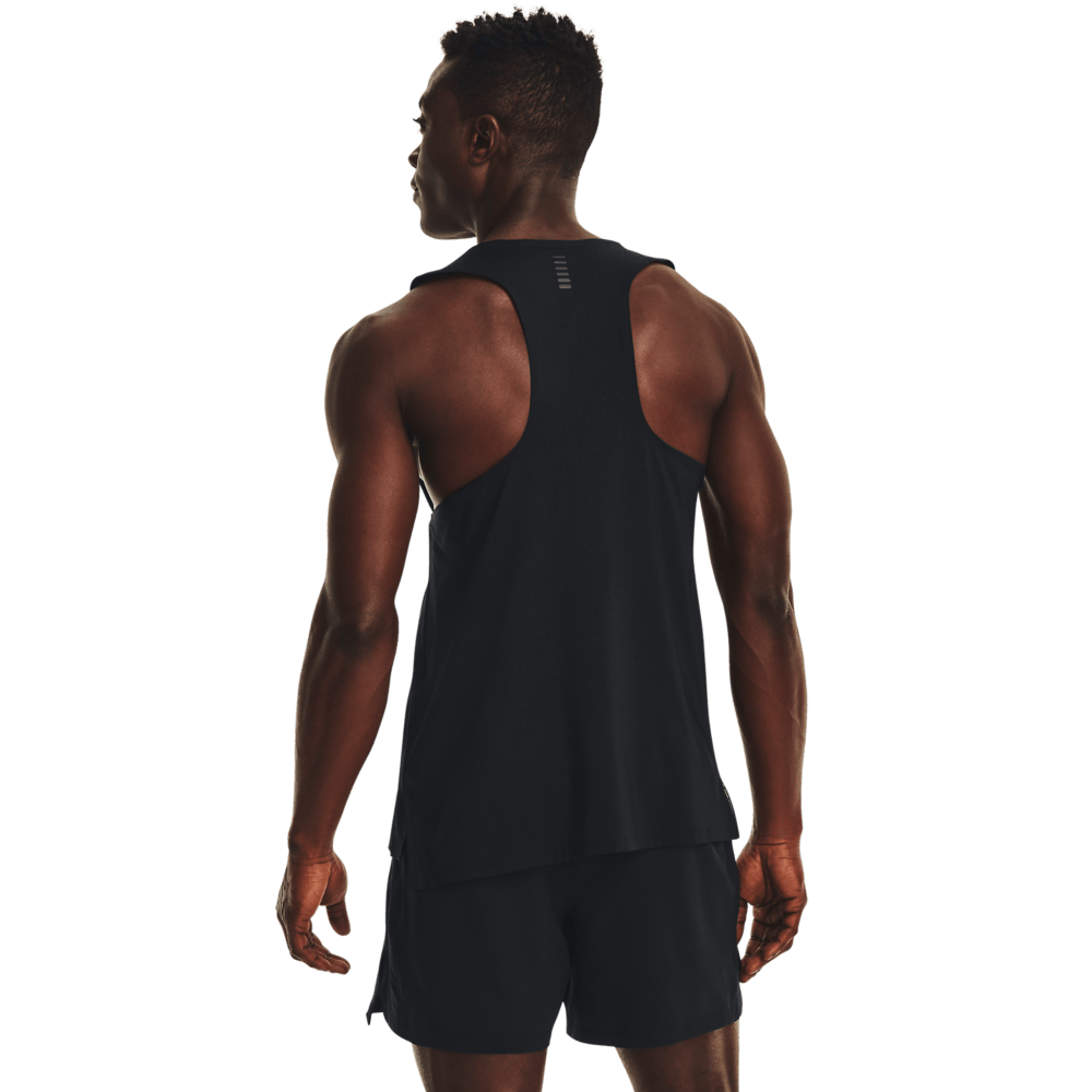 Under Armour Iso-Chill Laser Sing Camiseta Negro De Hombre Para Correr