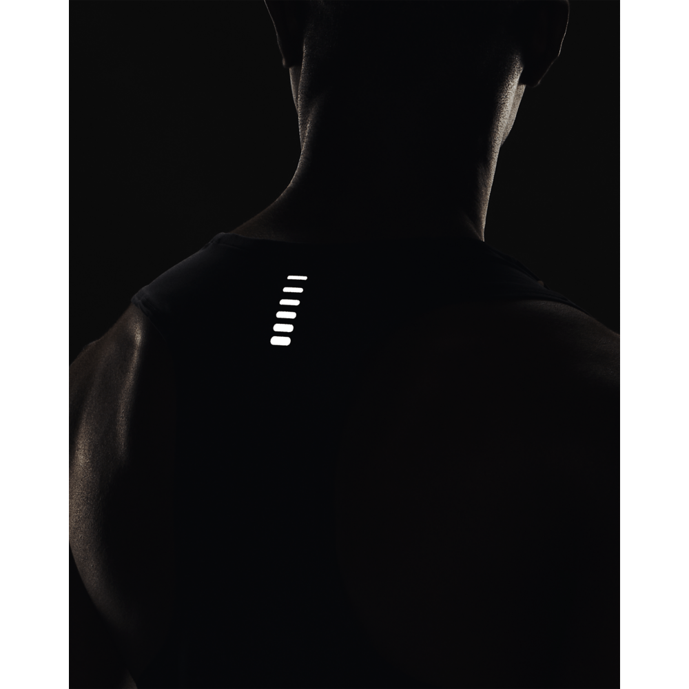 Under Armour Iso-Chill Laser Sing Camiseta Negro De Hombre Para Correr
