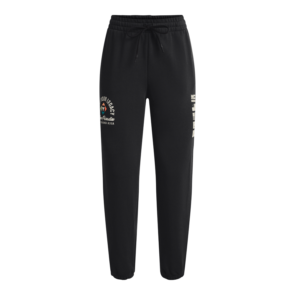 Under Armour Pjt Rck Hw Terry Pnt  Pantalones Negro De Mujer Para Entrenamiento