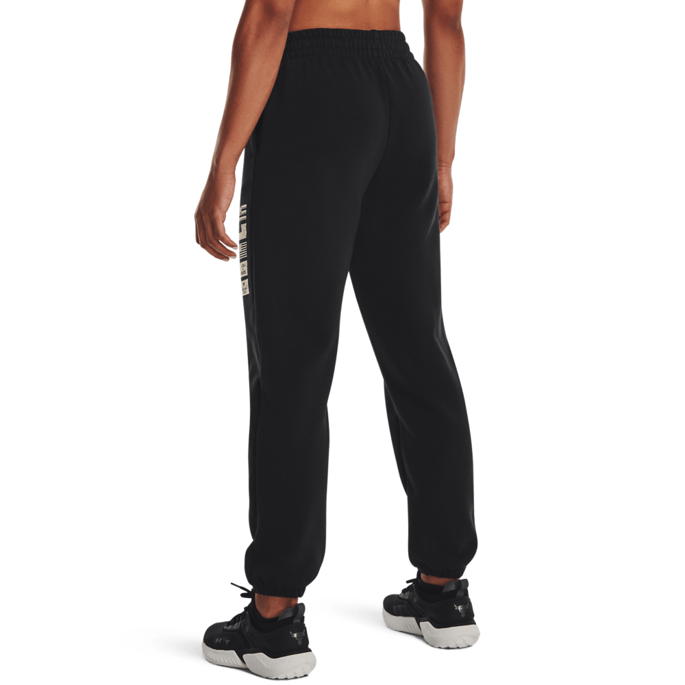 Under Armour Pjt Rck Hw Terry Pnt  Pantalones Negro De Mujer Para Entrenamiento