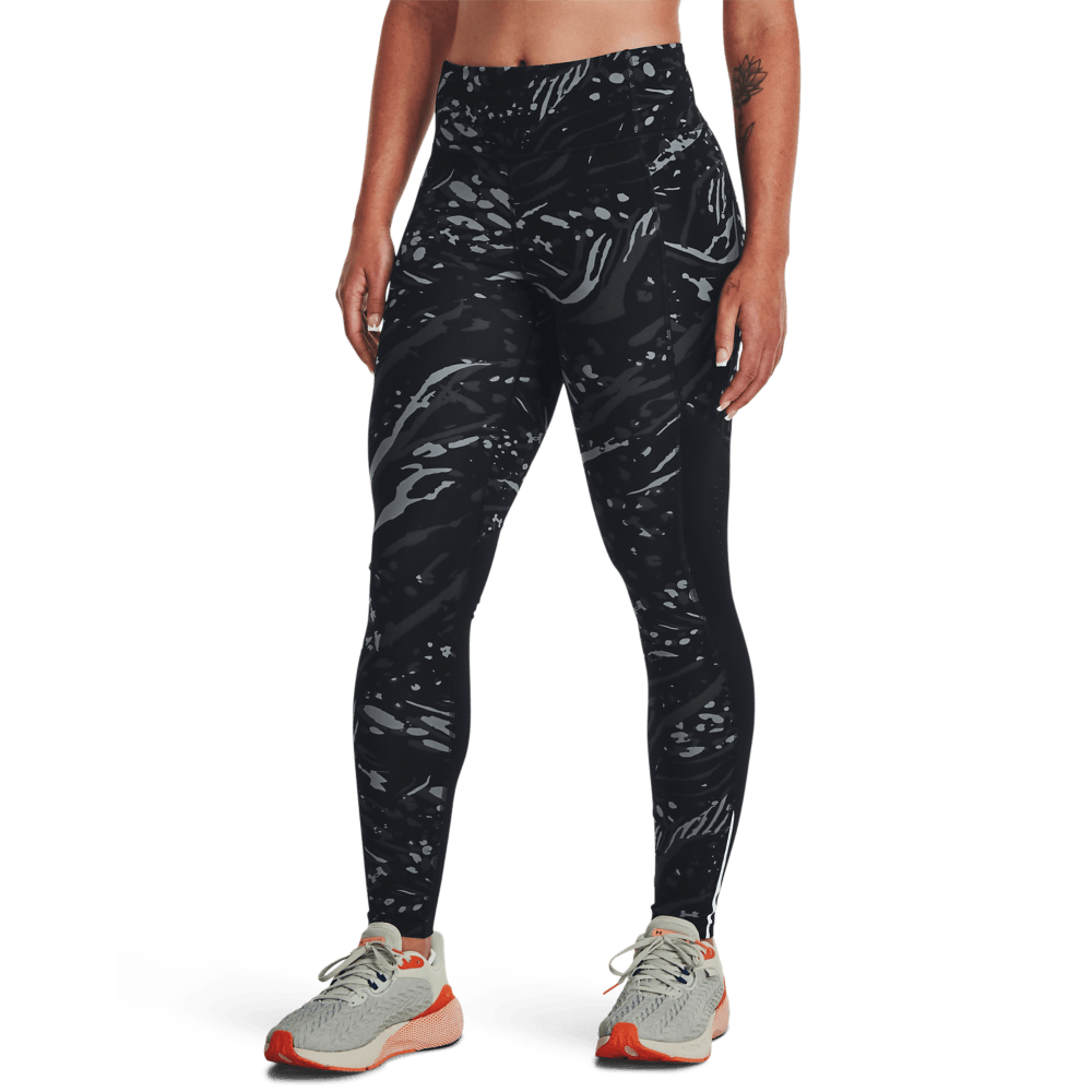 Under Armour Ua Run Like A Tight  Licras Largas Gris De Mujer Para Correr