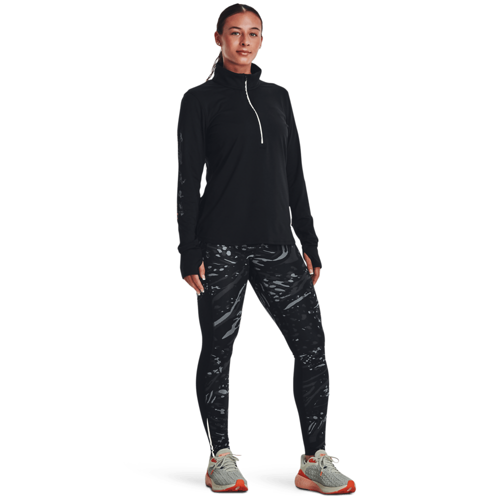 Under Armour Ua Run Like A Tight  Licras Largas Gris De Mujer Para Correr