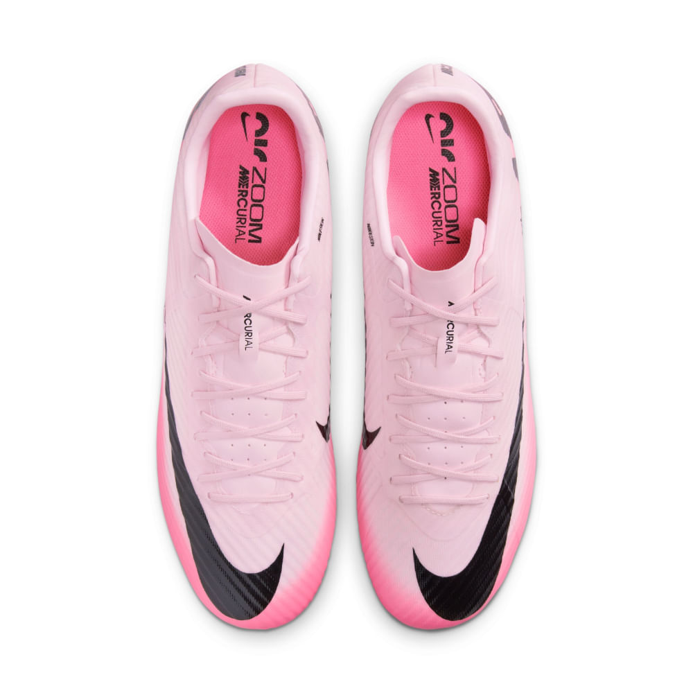 Nike Zoom Vapor 15 Academy Fg/Mg Guayos Rosado De Hombre Para Futbol