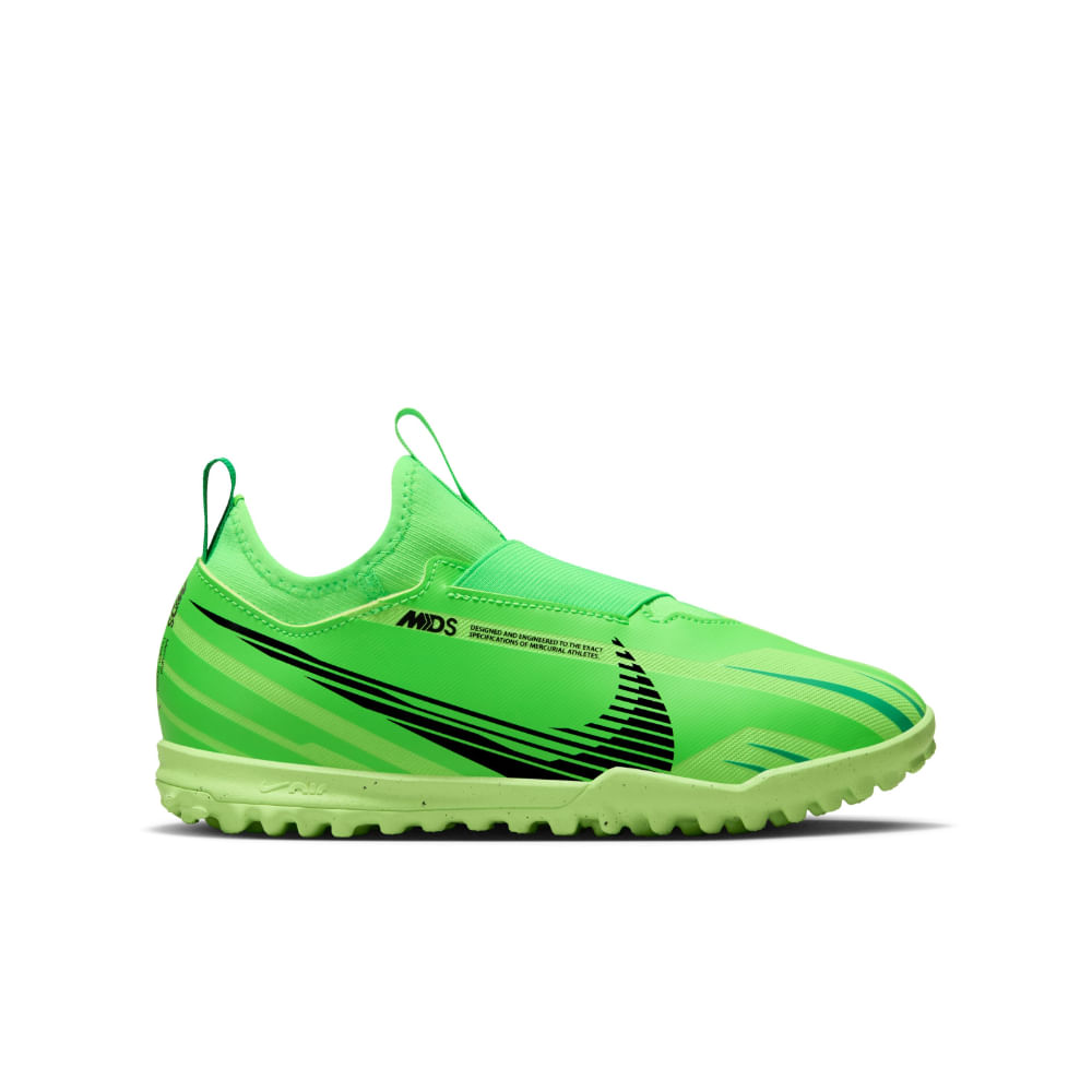 Nike Jr Zoom Vapor 15 Acad Mds Tf Guayos verde de niño para futbol