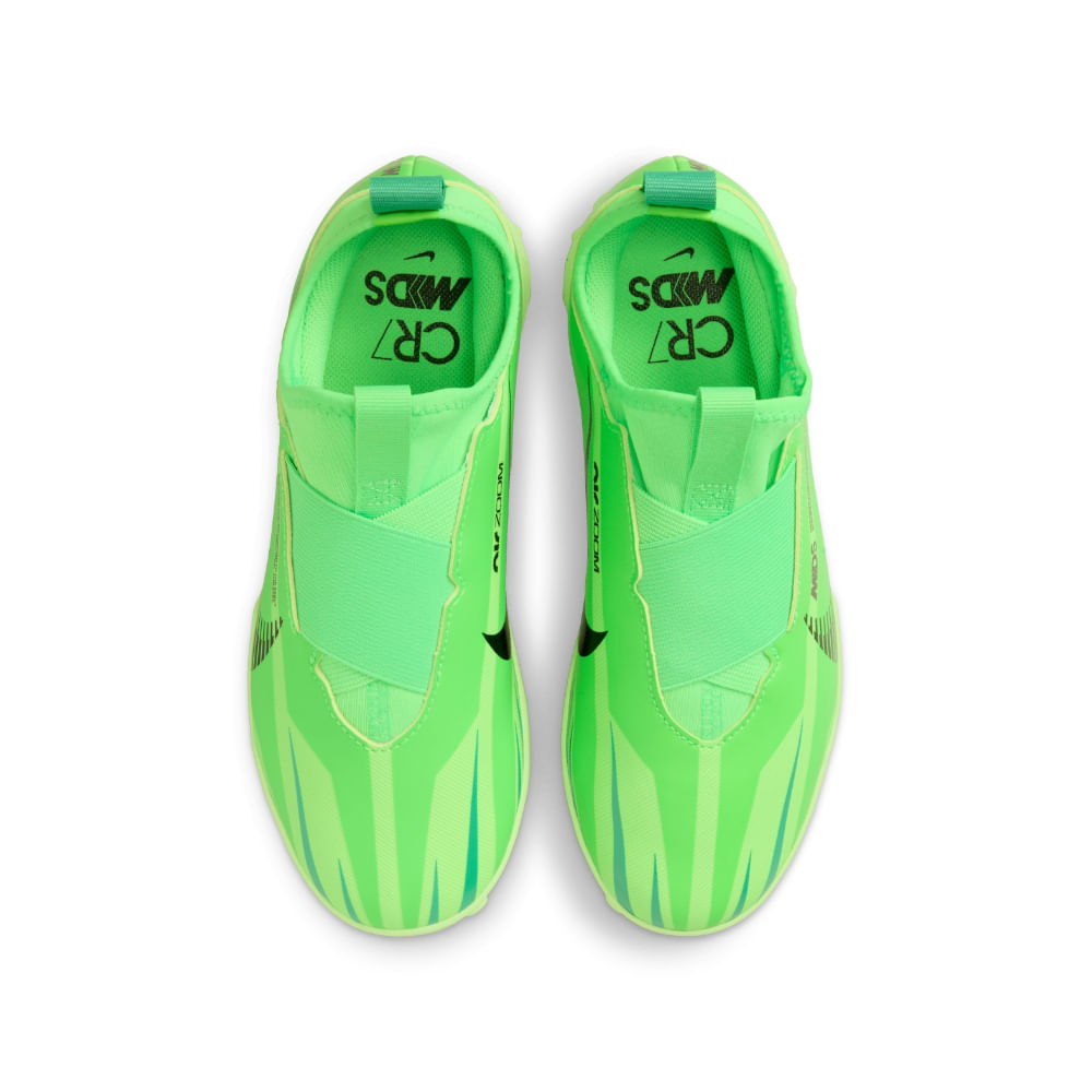 Nike Jr Zoom Vapor 15 Acad Mds Tf Guayos verde de niño para futbol