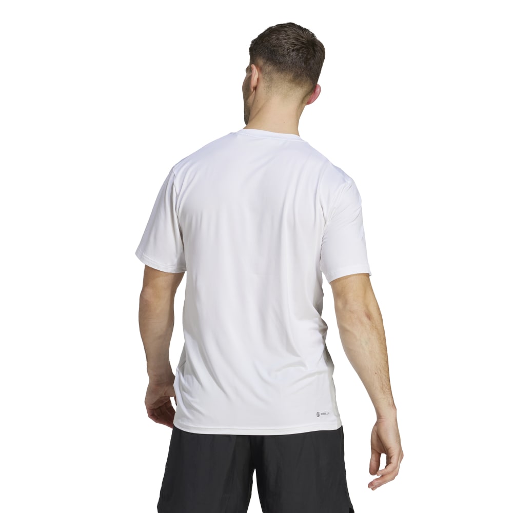 Adidas Tr-Es Stretch T Camiseta Blanco De Hombre Para Entrenamiento