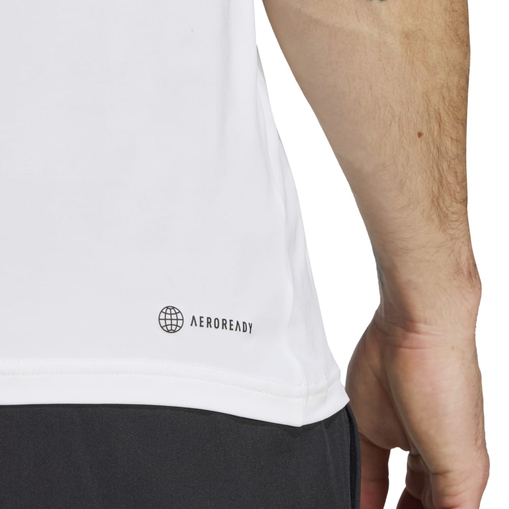 Adidas Tr-Es Stretch T Camiseta Blanco De Hombre Para Entrenamiento