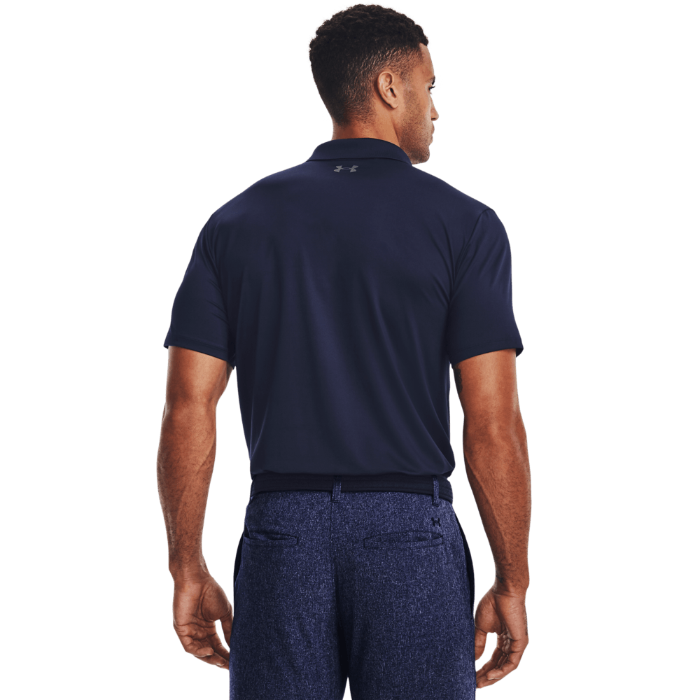 Under Armour Ua Performance 3.0  Polo Camiseta Azul De Hombre Para Golf