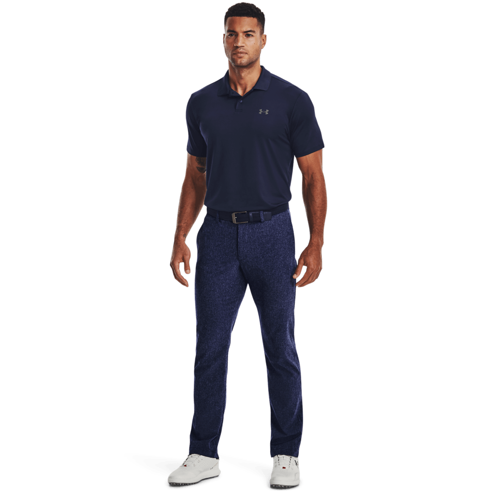 Under Armour Ua Performance 3.0  Polo Camiseta Azul De Hombre Para Golf