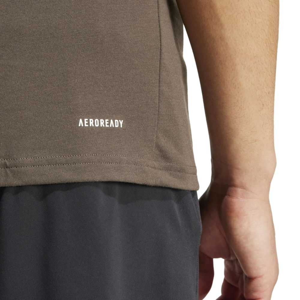 Adidas Tr-Es Fr Logo T Camiseta Manga Corta Verde De Hombre Para Entrenamiento