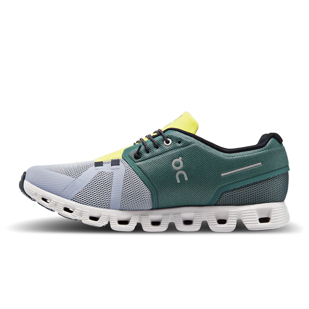 On Cloud 5 Tenis Verde De Hombre Para Moda