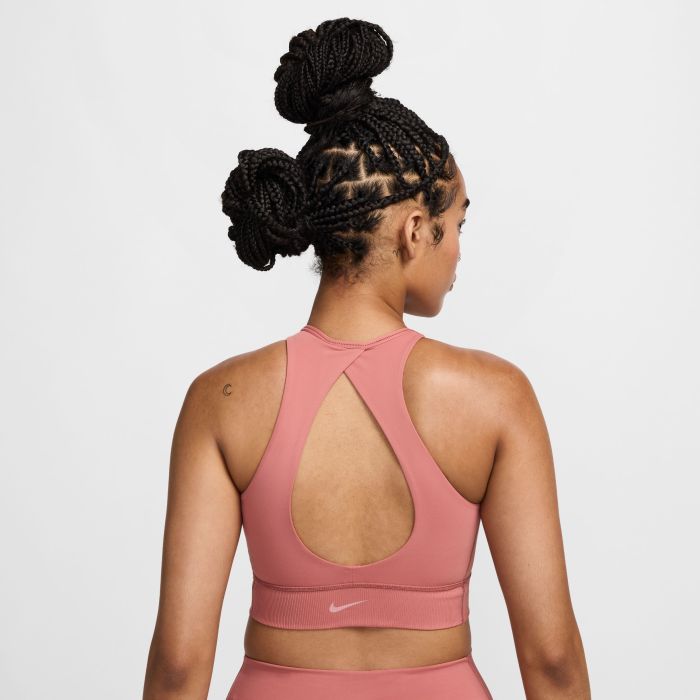 Nike W Nk1 Hn Twist Bra  Top De Bajo Impacto Rosado De Mujer Para Entrenamiento