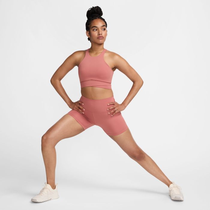 Nike W Nk1 Hn Twist Bra  Top De Bajo Impacto Rosado De Mujer Para Entrenamiento