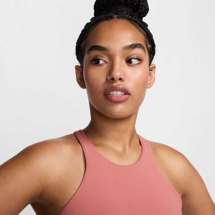 Nike W Nk1 Hn Twist Bra  Top De Bajo Impacto Rosado De Mujer Para Entrenamiento