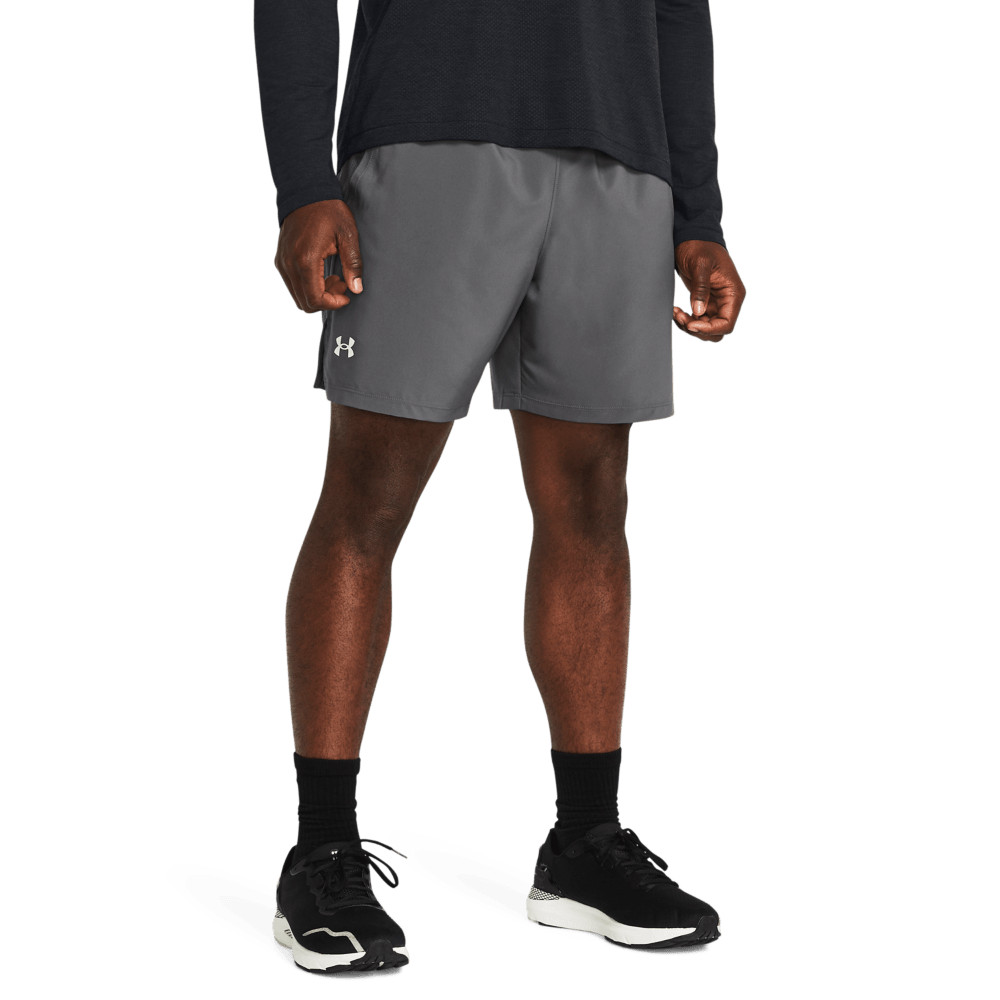 Under Armour Ua Launch Shorts 7Inc  Pantalonetas Gris De Hombre Para Correr