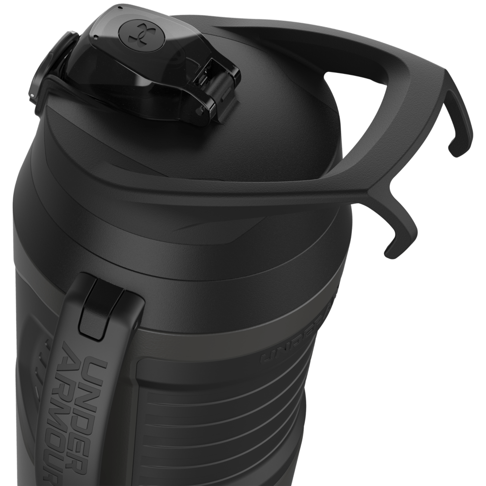 UA 64Oz Playmaker Jug Botella gris de hombre para entrenamiento
