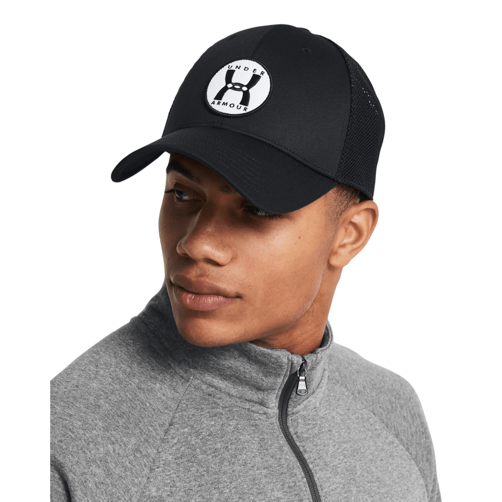 UA Litzing Trucker Gorra negro de hombre para entrenamiento
