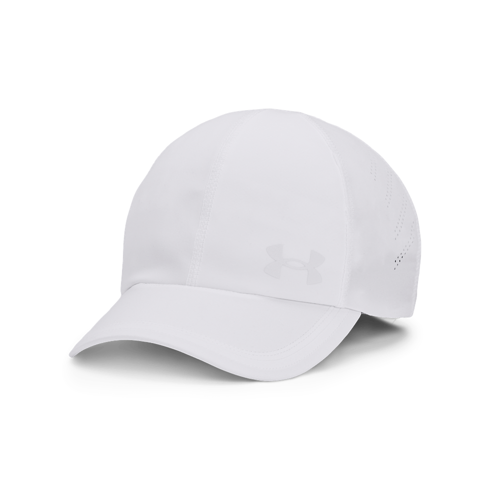 UA So-Chill Launch Adj Gorra blanco de mujer para correr