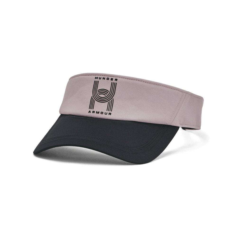 UA So-Chill Launch Visor Visera gris de hombre para correr