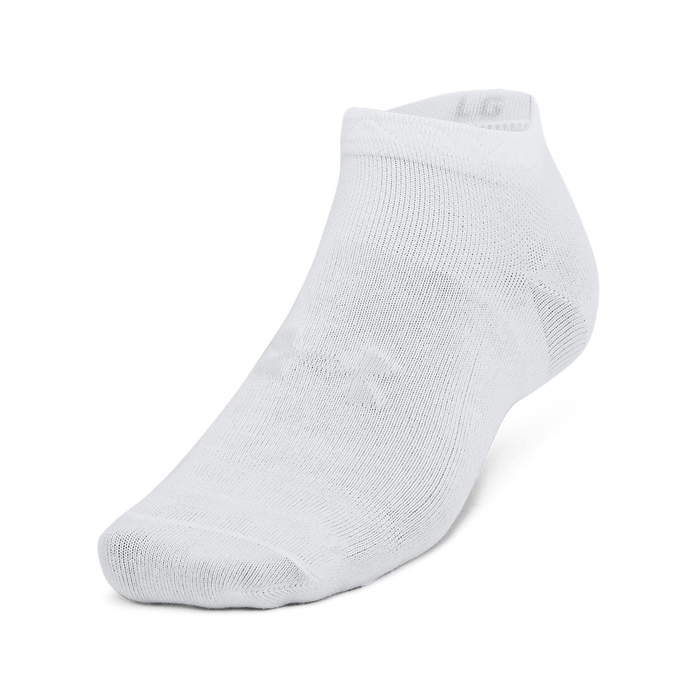 UA Sex Ua Essential 6Pk Low Medias blanco de hombre para entrenamiento