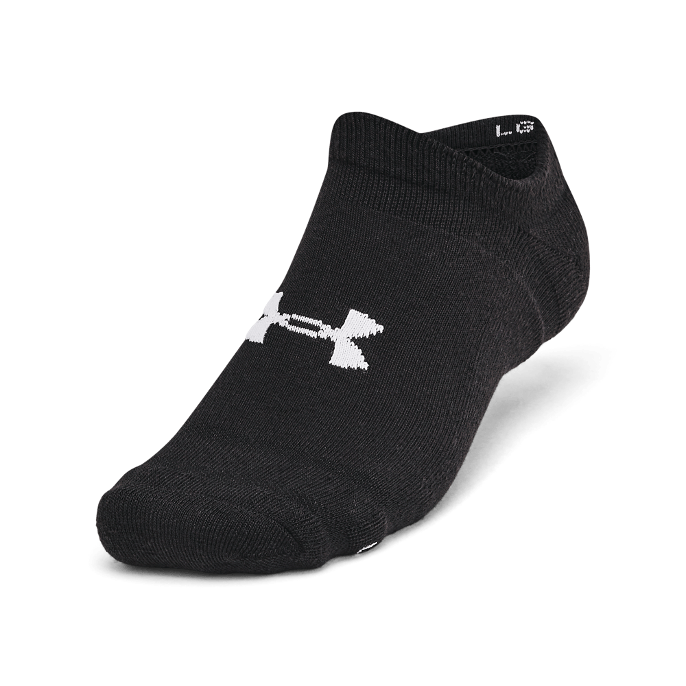 UA Essential Cushion 6Pk Ns Medias negro de hombre para entrenamiento
