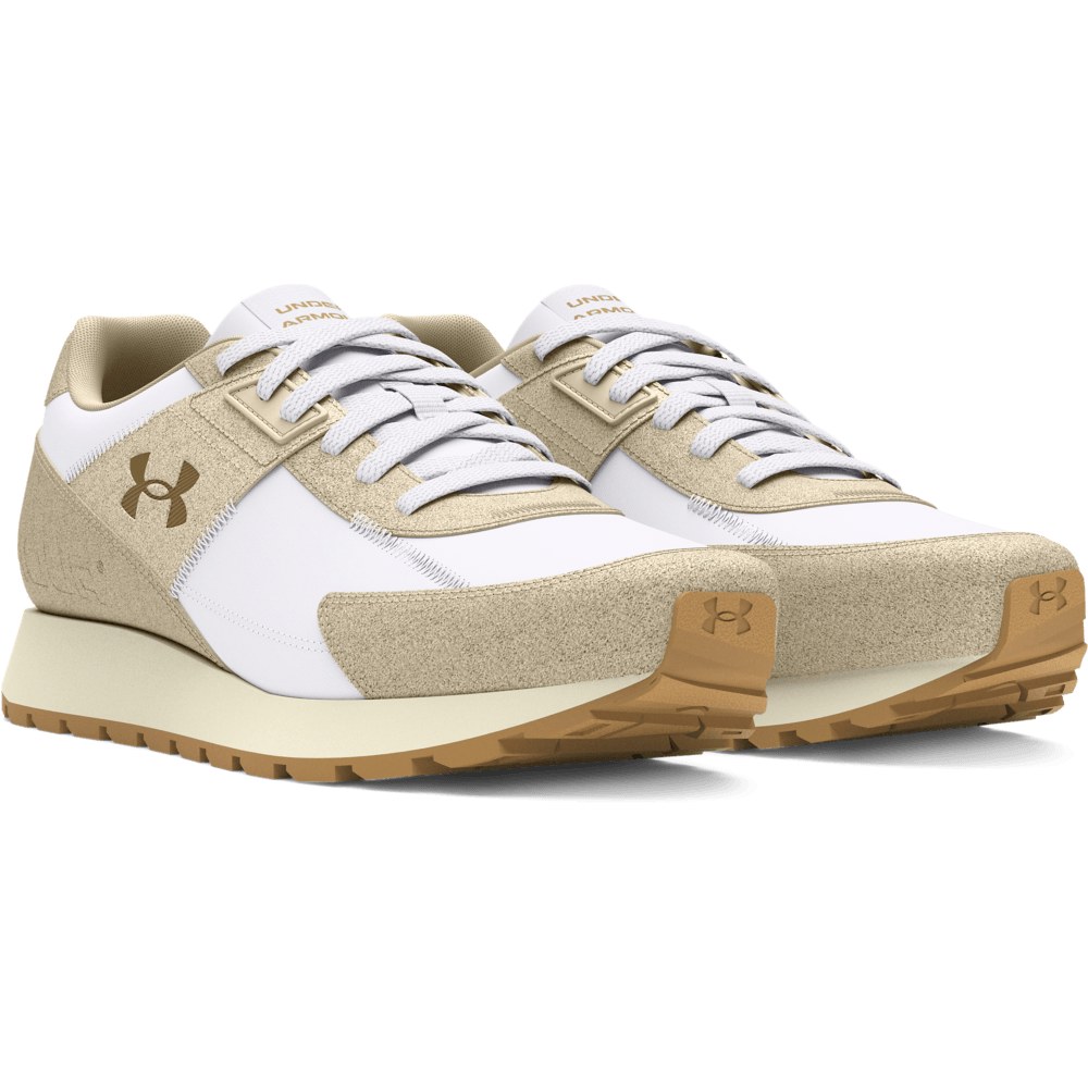 UA W Essential Runner Tenis blanco de mujer lifestyle