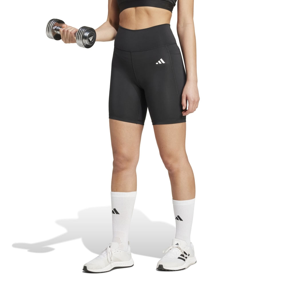 Adidas Opt Ess St 7In Licra negro de mujer para entrenamiento